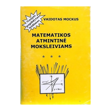Mockus Vaidotas - Matematikos atmintinė moksleiviams