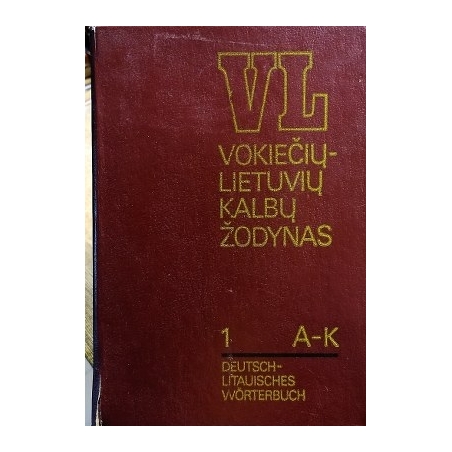 Križinauskas J. - Vokiečių-lietuvių kalbų žodynas (2 tomai)