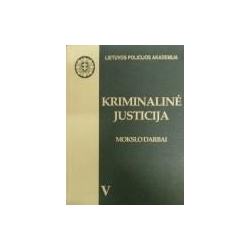 Kriminalinė justicija (5 tomas)