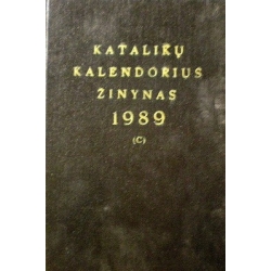 Mintaučkis Jonas - Katalikų kalendorius žinynas 1989